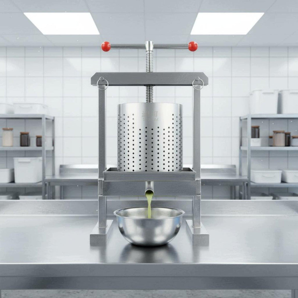 Easy to Drain Vertical Press Juicer Stable Base Commercial Packaging status original