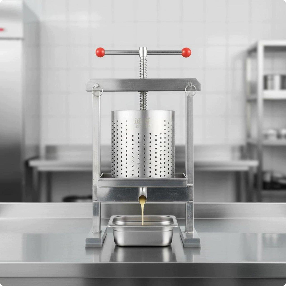 Easy to Drain Vertical Press Juicer Stable Base Commercial