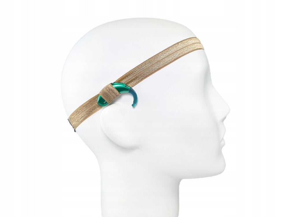 EasyFlex Headband for Hearing Aids and/or Speech Processors -Light Beige - M Medical device no