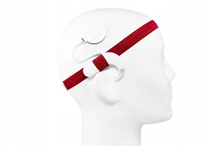 EasyFlex Headband for Hearing Aids and/or Speech Processors - Red - M Manufacturer code BEFM_red