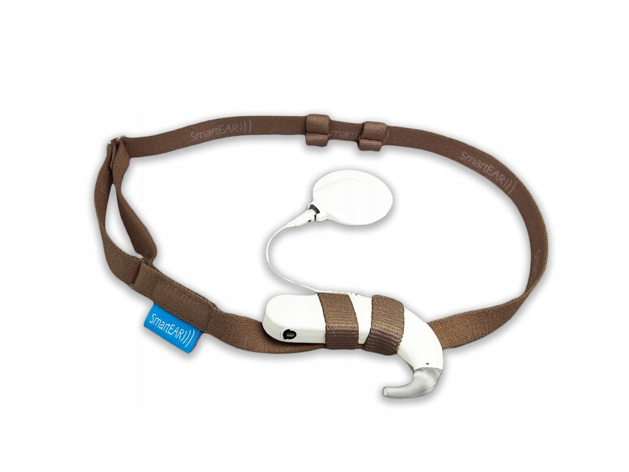 EasyFlex ULTRA Headband for Hearing Aids/Implants - Brown - M Manufacturer code EF_U_M_brown