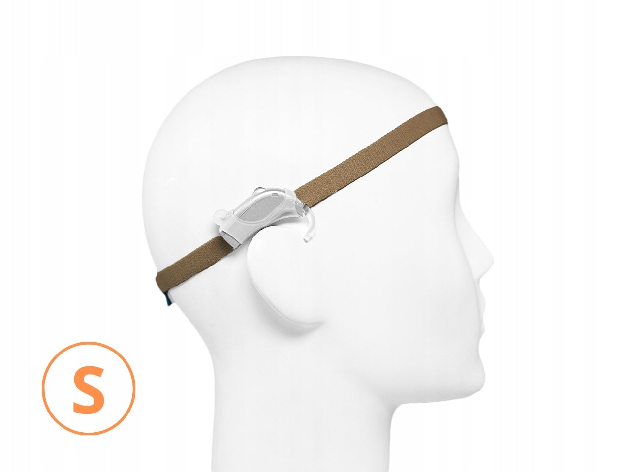 EasyFlex ULTRA Headband for Hearing Aids/Implants - Brown - S