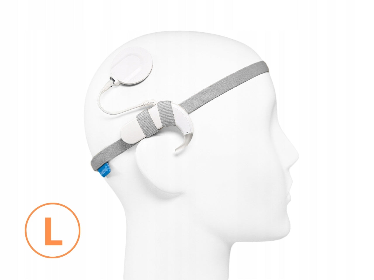 EasyFlex ULTRA Headband for Hearing Aids/Implants - Grey - L