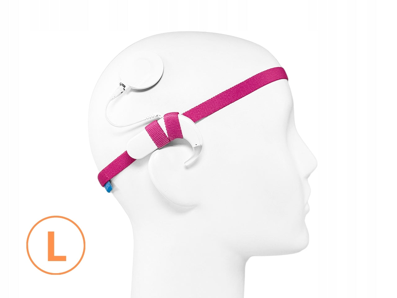 EasyFlex ULTRA Headband for Hearing Aids/Implants - Pink - L