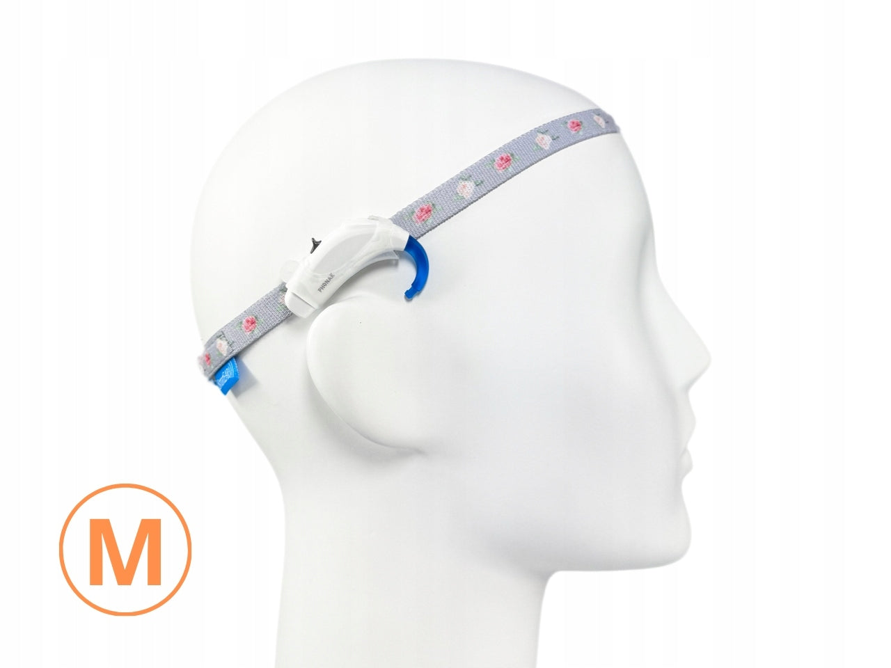 EasyFlex ULTRA Headband for Hearing Aids/Implants - Rose Pattern - M