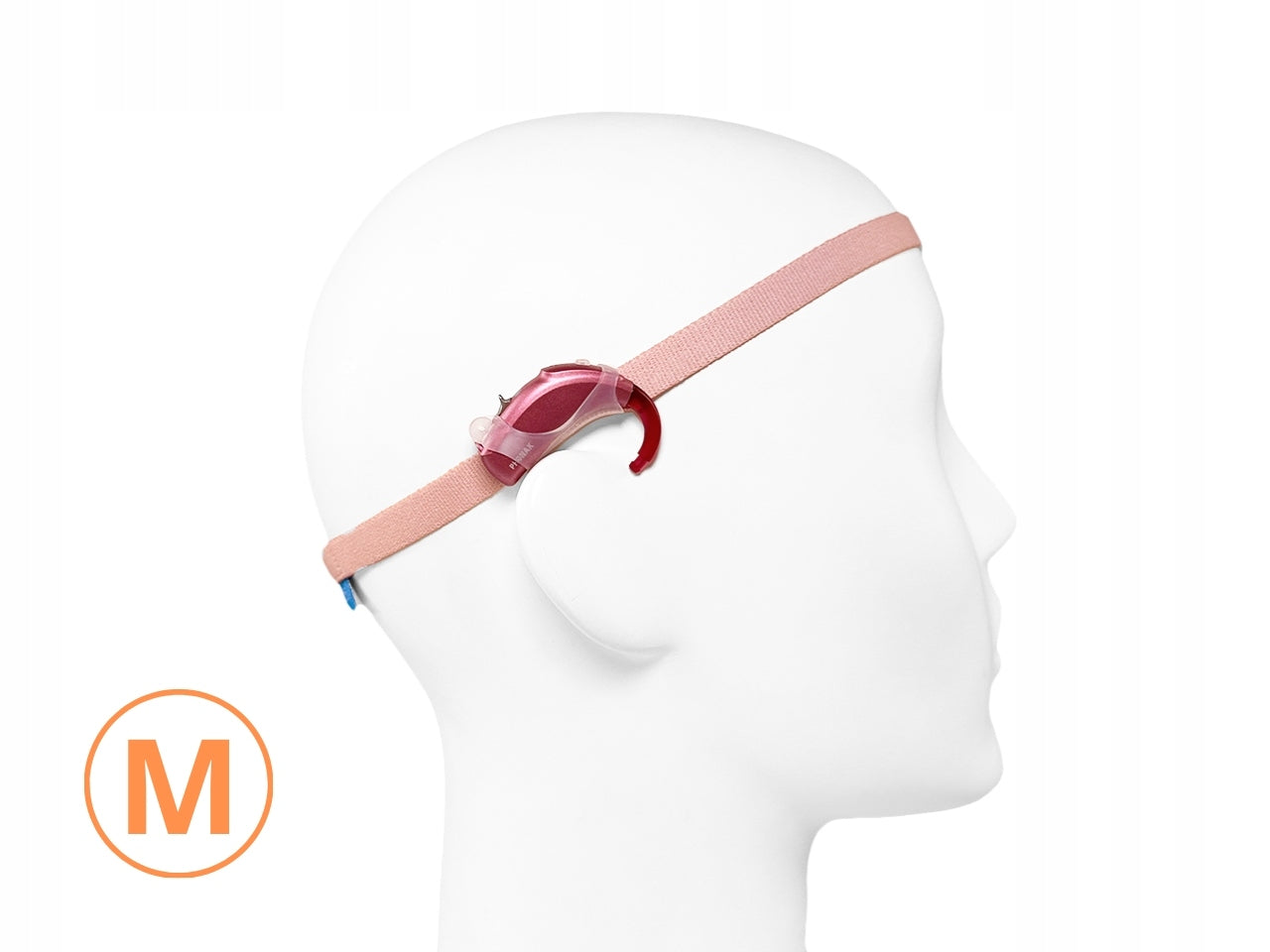 EasyFlex ULTRA Headband for Hearing Aids/Implants - Salmon - M