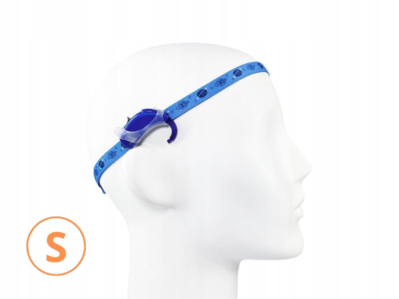 EasyFlex ULTRA Headband for Hearing Aids/Implants - Space Pattern - S