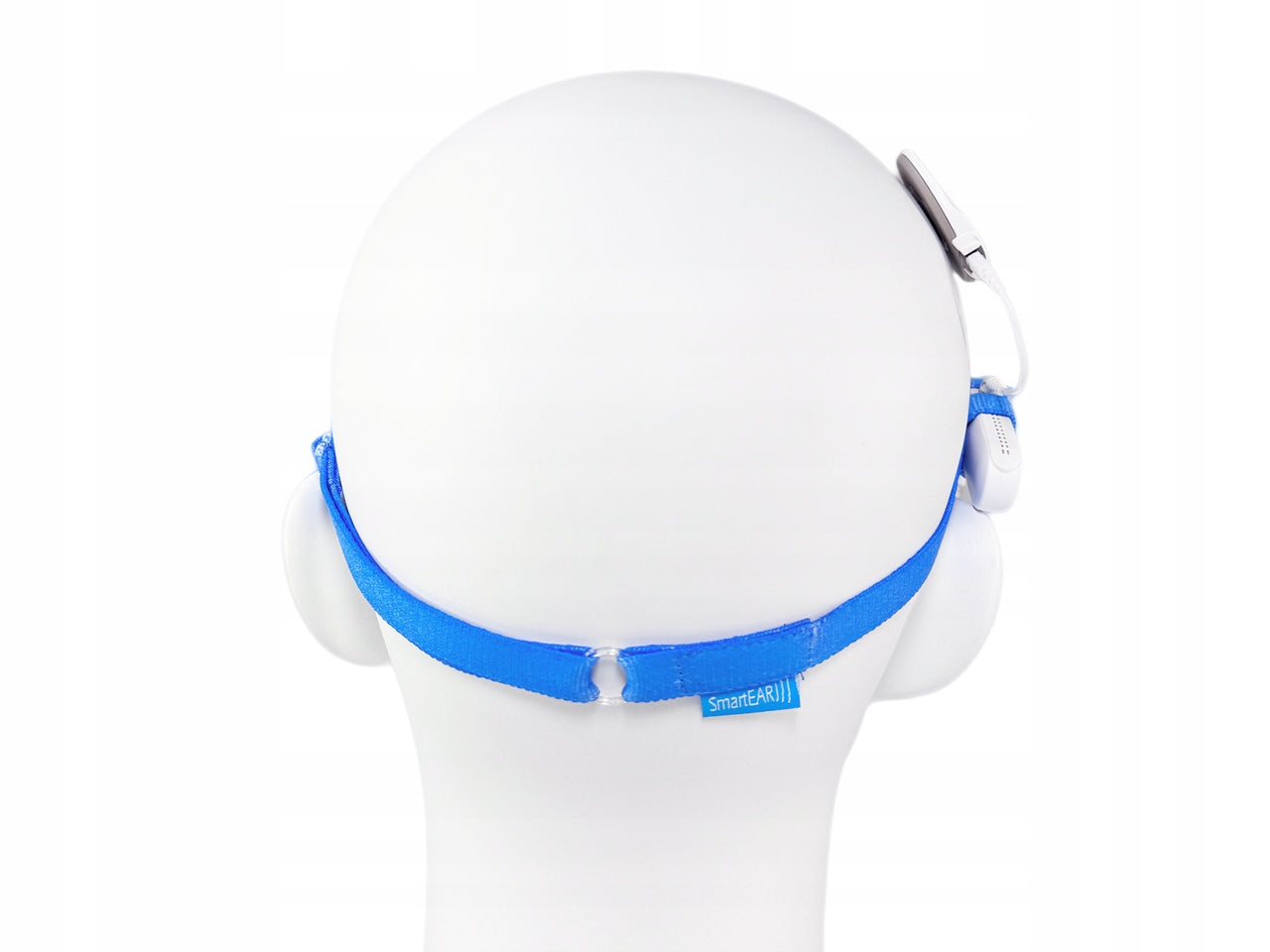 EasyFlex ULTRA band for hearing aids/implants - azure pattern - L Batteries included no
