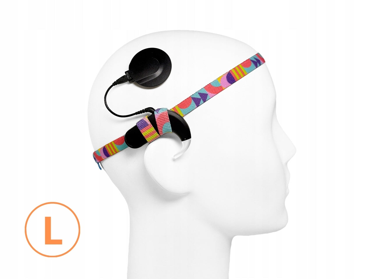 EasyFlex ULTRA band for hearing aids/implants - geometric - L