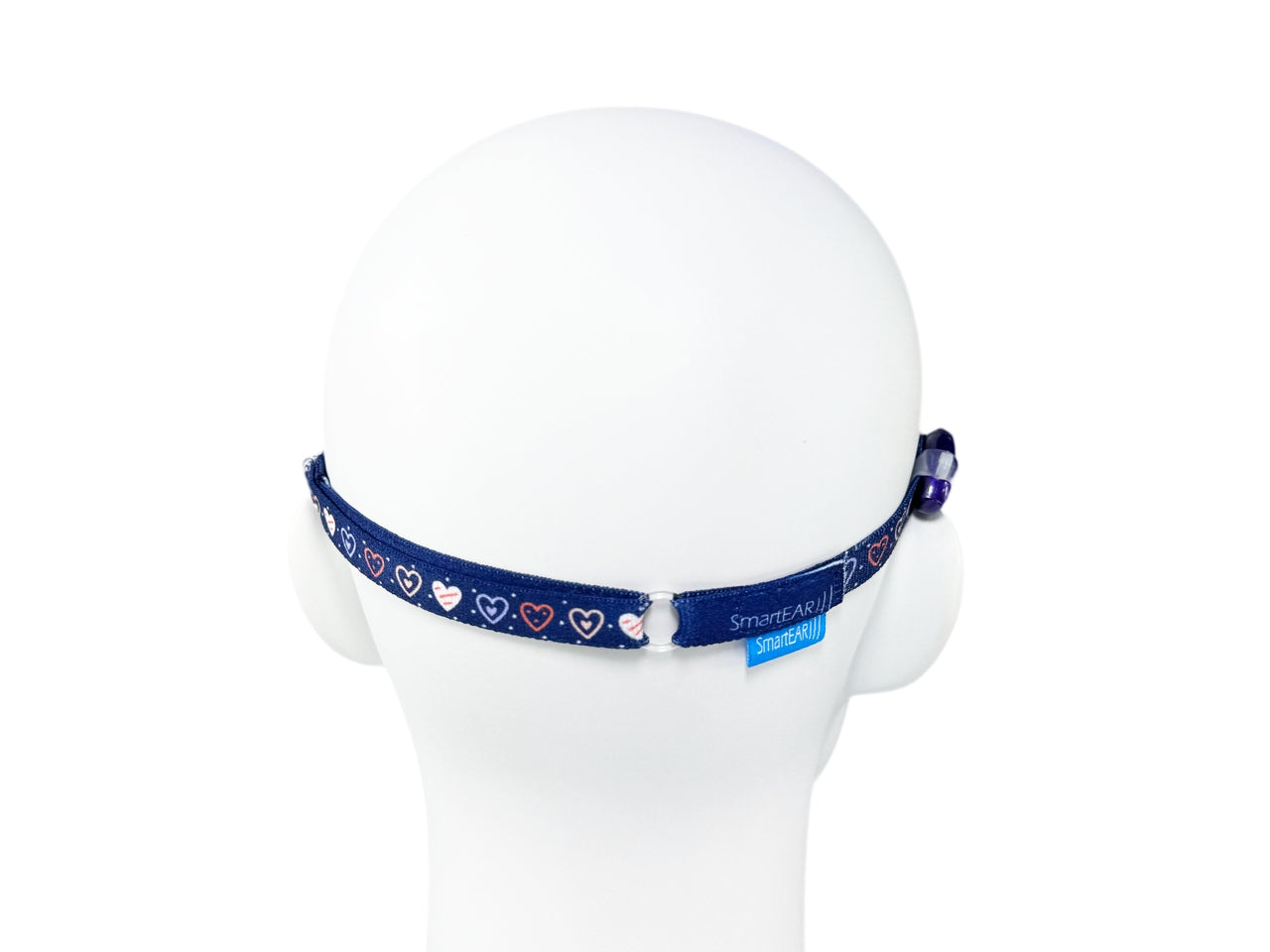 EasyFlex ULTRA band for hearing aids/implants - heart pattern - S Batteries included no