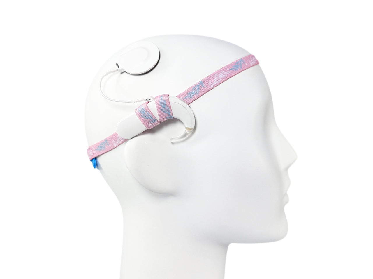 EasyFlex ULTRA band for hearing aids / implants - leaf pattern - M Batteries included no