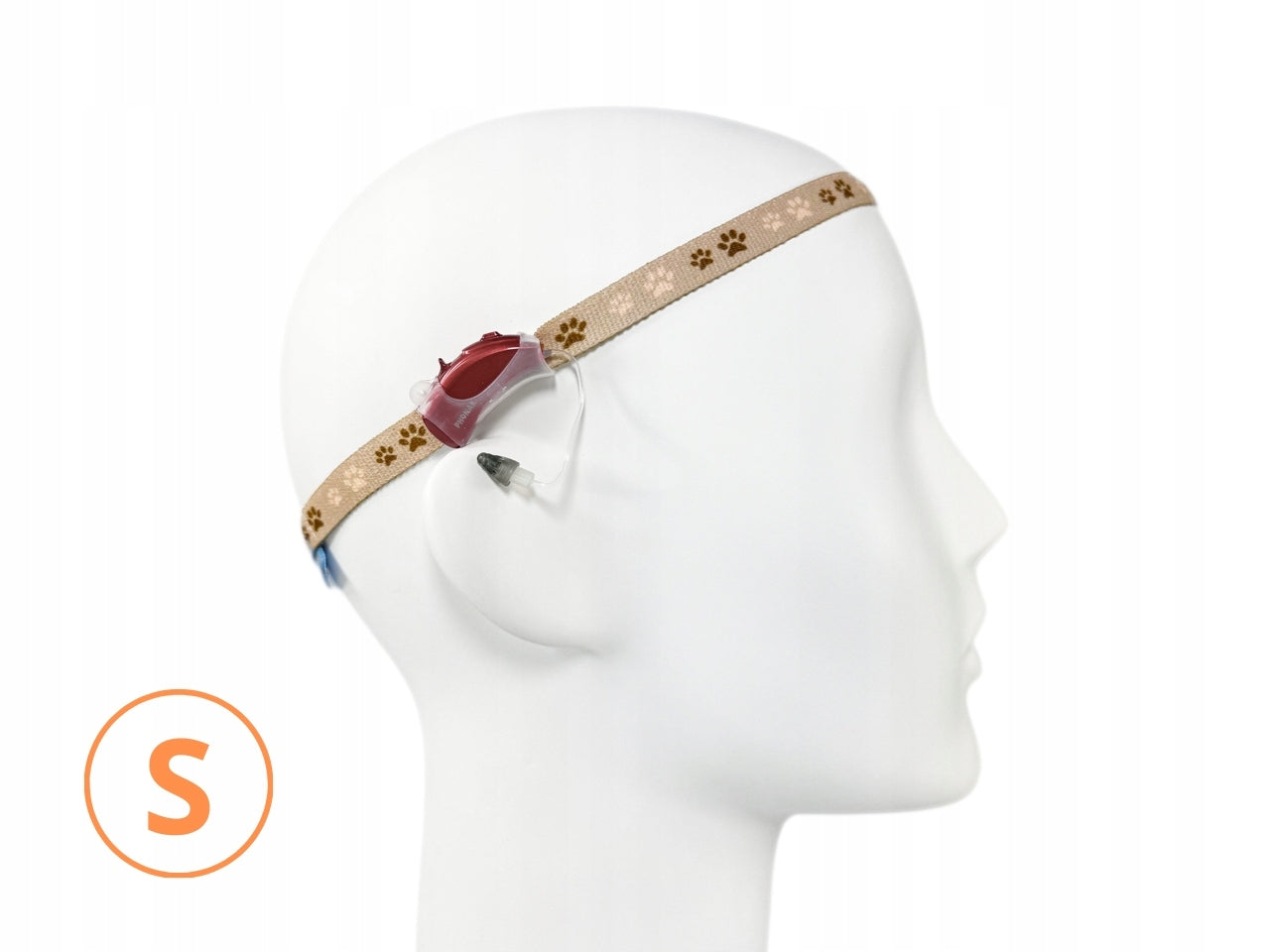 EasyFlex ULTRA band for hearing aids/implants - paw pattern - S