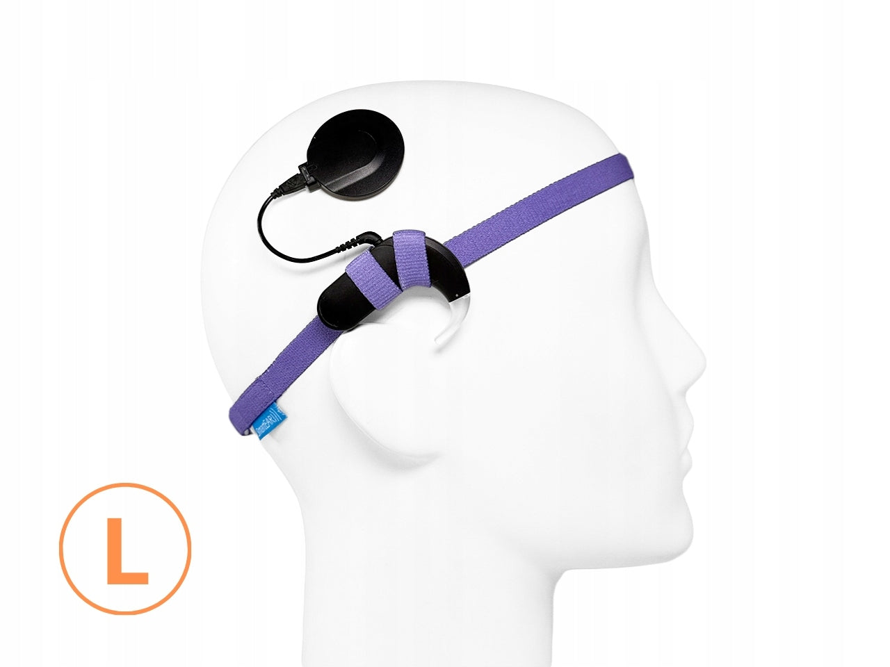 EasyFlex ULTRA band for hearing aids/implants - purple - L