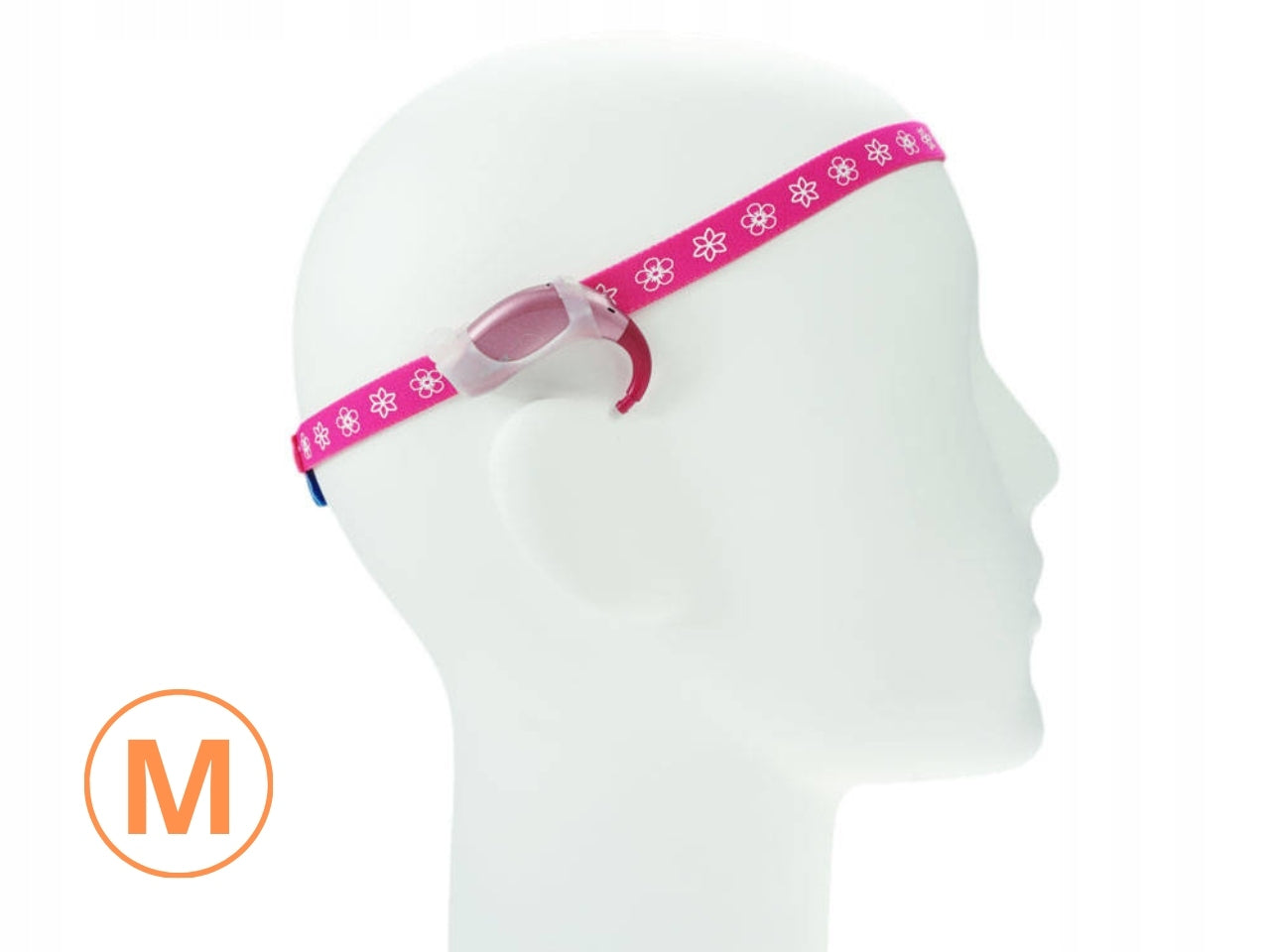 EasyFlex ULTRA headband for hearing aids/implants - flower pattern - M