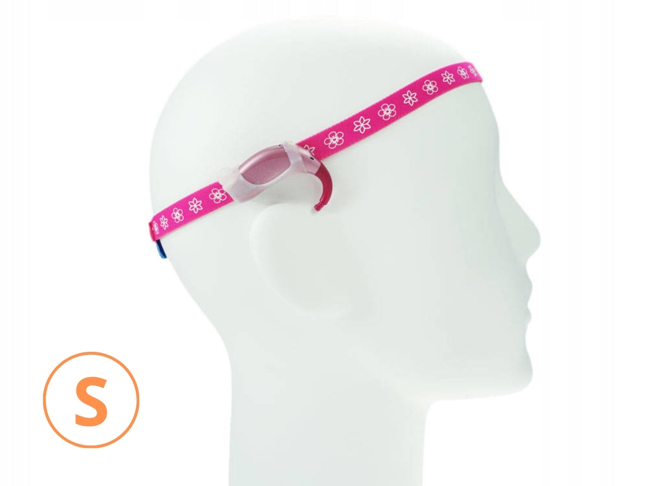 EasyFlex ULTRA headband for hearing aids/implants - flower pattern - S