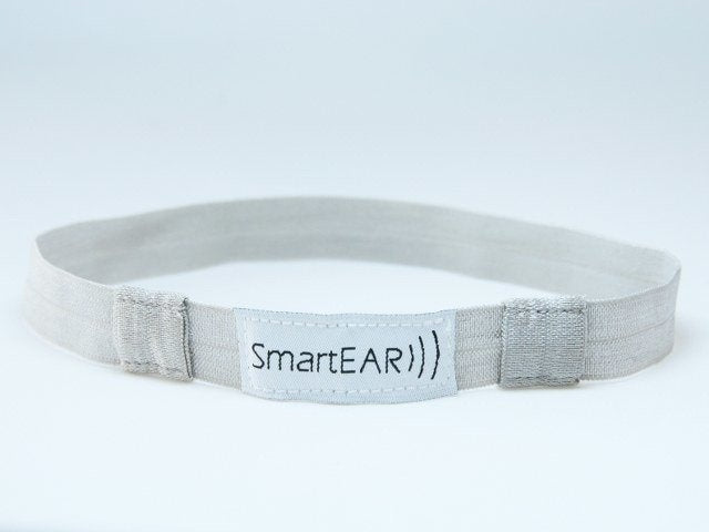 EasyFlex band for hearing aids and/or speech processors - grey - S Medical device no