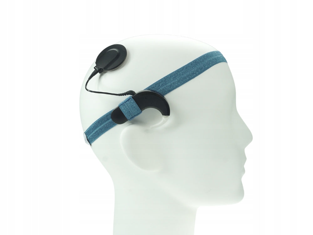 EasyFlex band for hearing aids and/or speech processors - pale blue-S Medical device no