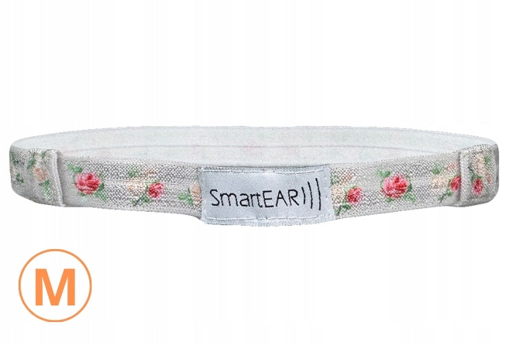 EasyFlex headband for hearing aids and/or speech processors - roses - M