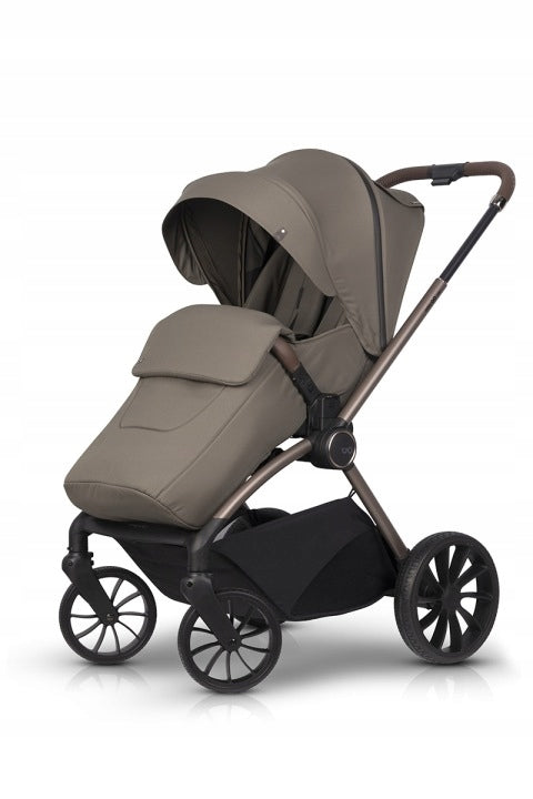 EasyGo Giro G2 MOKKA Stroller Elegant Modern in 2 Sides Manufacturer code Wózek spacerowy spacerówka W/EA/GIRO/G2/MO
