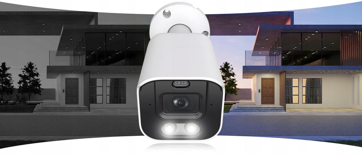 Easycam IP camera with POE EC-IP-B5MP40DLT 5MPx with active deterrence Brand EasyCam