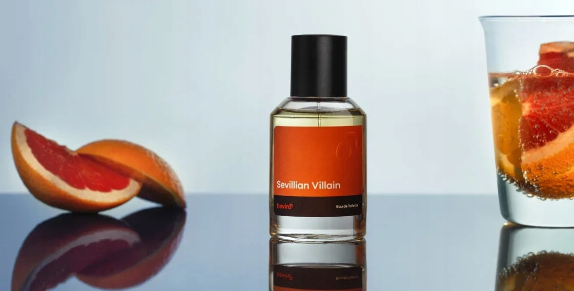 Eau De Toilette Men's Beviro Sevillian Villain Scent Orange Lavender 50ml Brand Beviro