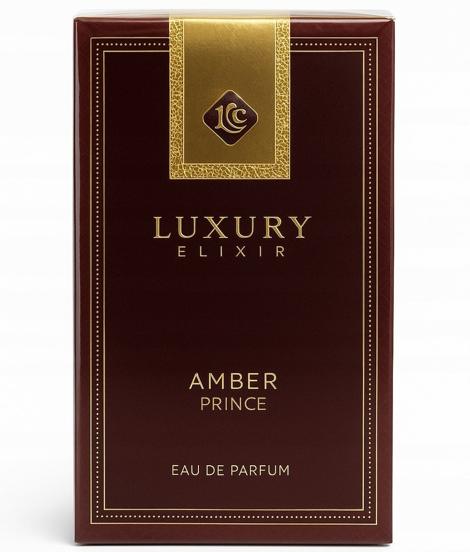 Eau de Parfum EDP Luxury elixir 100ml Amber Prince Packaging status original