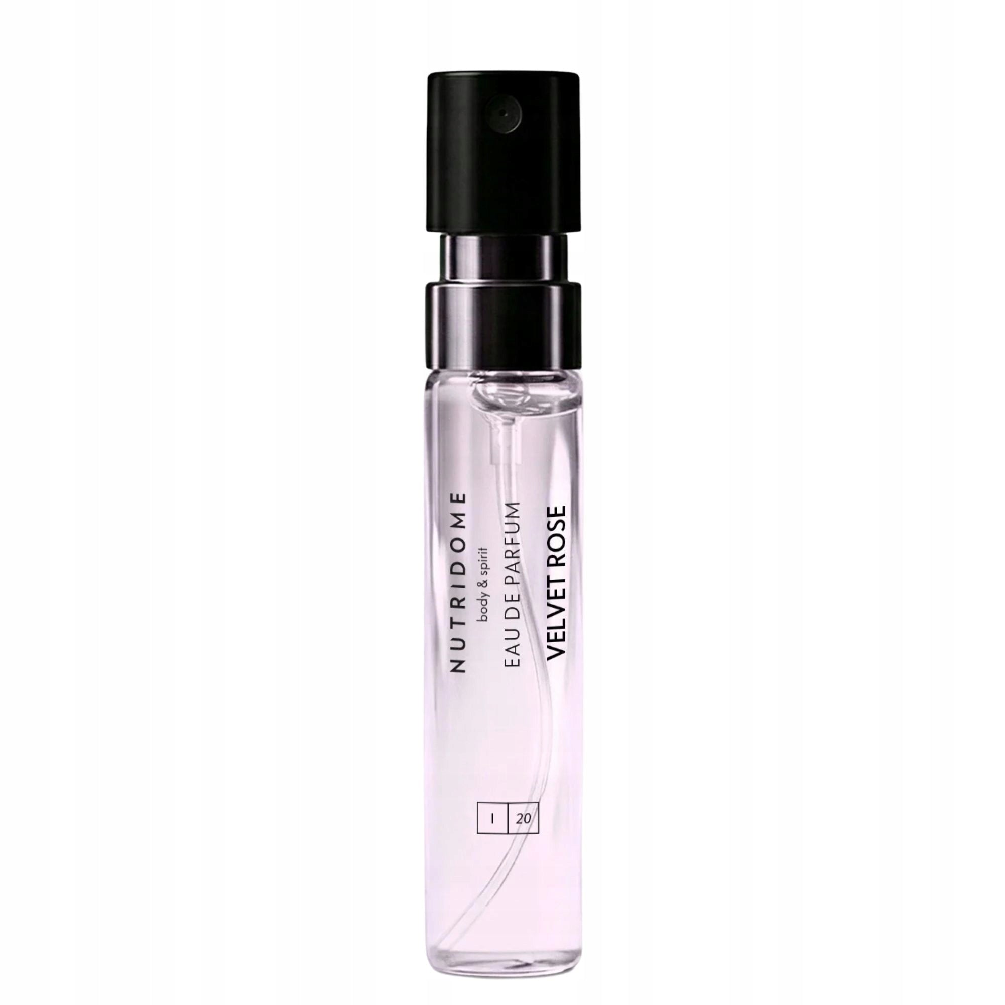 Eau de Parfum PERFUME WOMEN VELVET ROSE Nutridome 2 ml rose fragrance Packaging status original