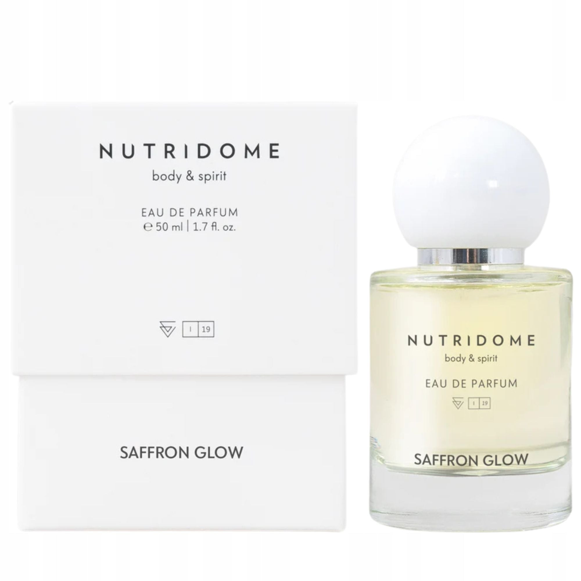 Eau de Parfum UNISEX Saffron Glow Nutridome SAFFRON JASMINE 50 ml Manufacturer code Perfumy SAFFRON GLOW Nutridome unisex