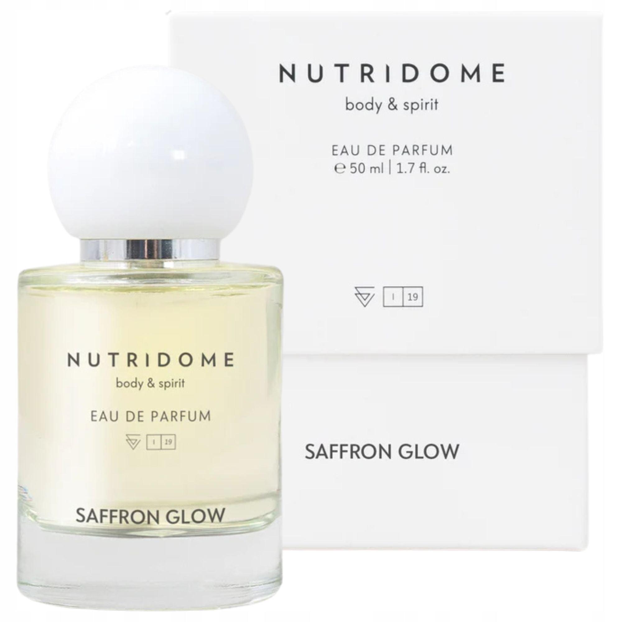 Eau de Parfum UNISEX Saffron Glow Nutridome SAFFRON JASMINE 50 ml Packaging status original