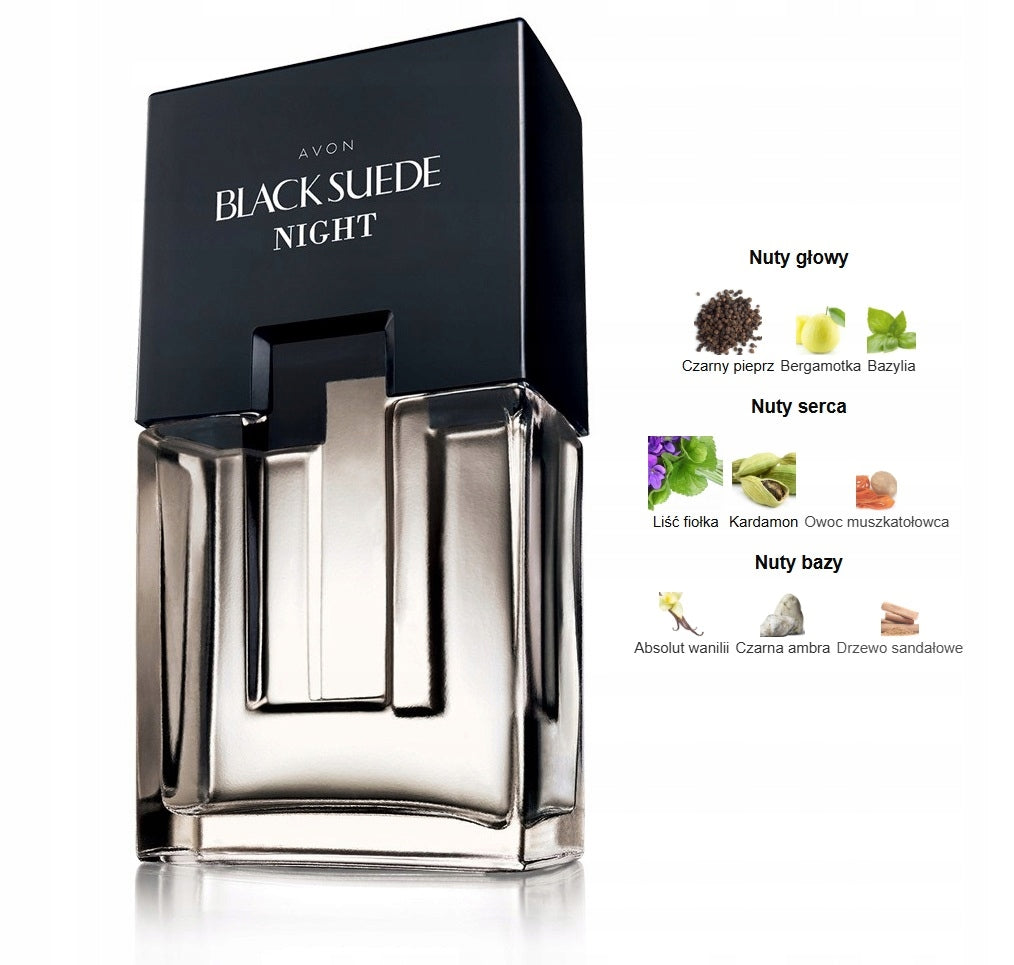 Eau de toilette Black Suede Night Avon Brand Avon