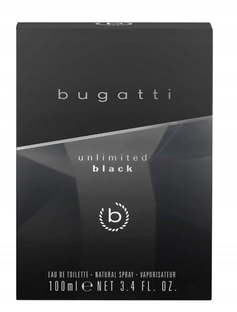 Eau de toilette Bugatti Unlimited Black 100 ml Packaging status original