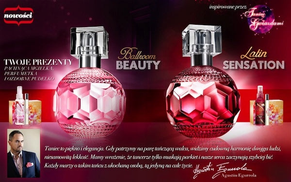 Eau de toilette Dancing with the stars Latin Sensation Avon Packaging volume 50 ml