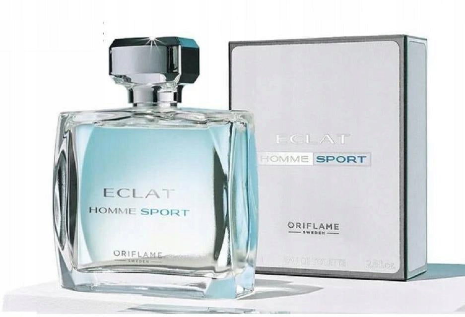 Eau de toilette Eclat Homme Sport Oriflame 30ml Packaging status original
