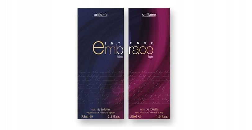 Eau de toilette Embrace Intense him Oriflame Manufacturer code 17587