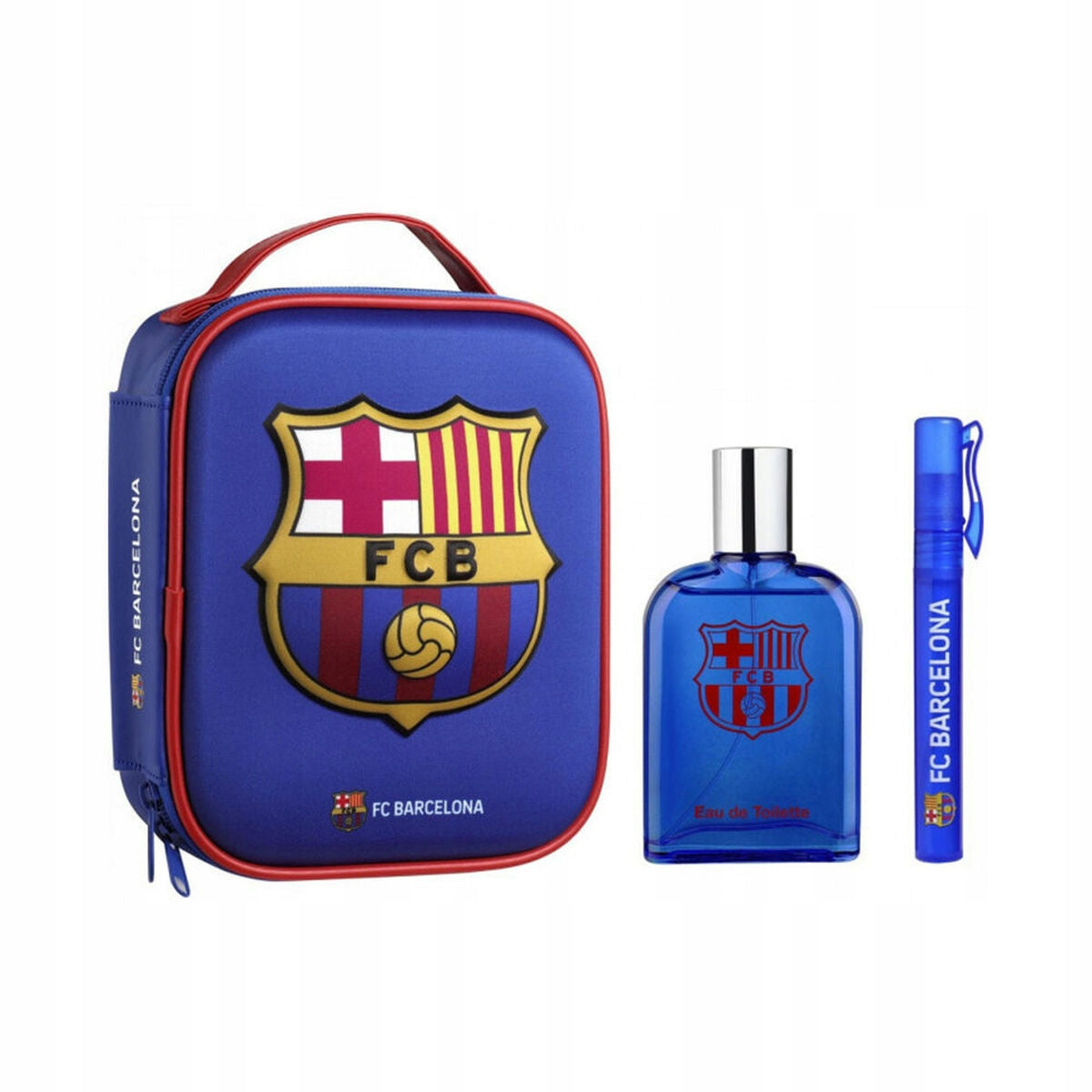 Eau de toilette FC Barcelona 100 ml + 10 ml with cosmetic bag