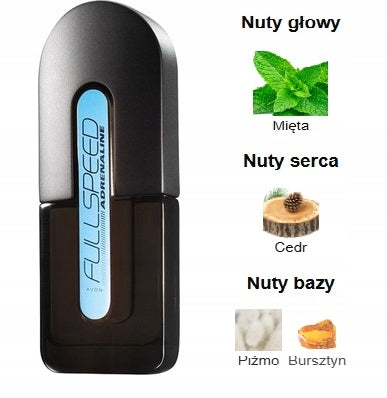 Eau de toilette Full Speed Adrenaline Avon Line FullSpeed
