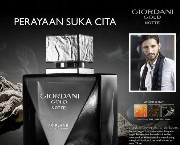 Eau de toilette Giordani Gold Notte Man Oriflame Brand Oriflame