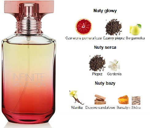 Eau de toilette Infinite Seduction for Her Avon Packaging status original