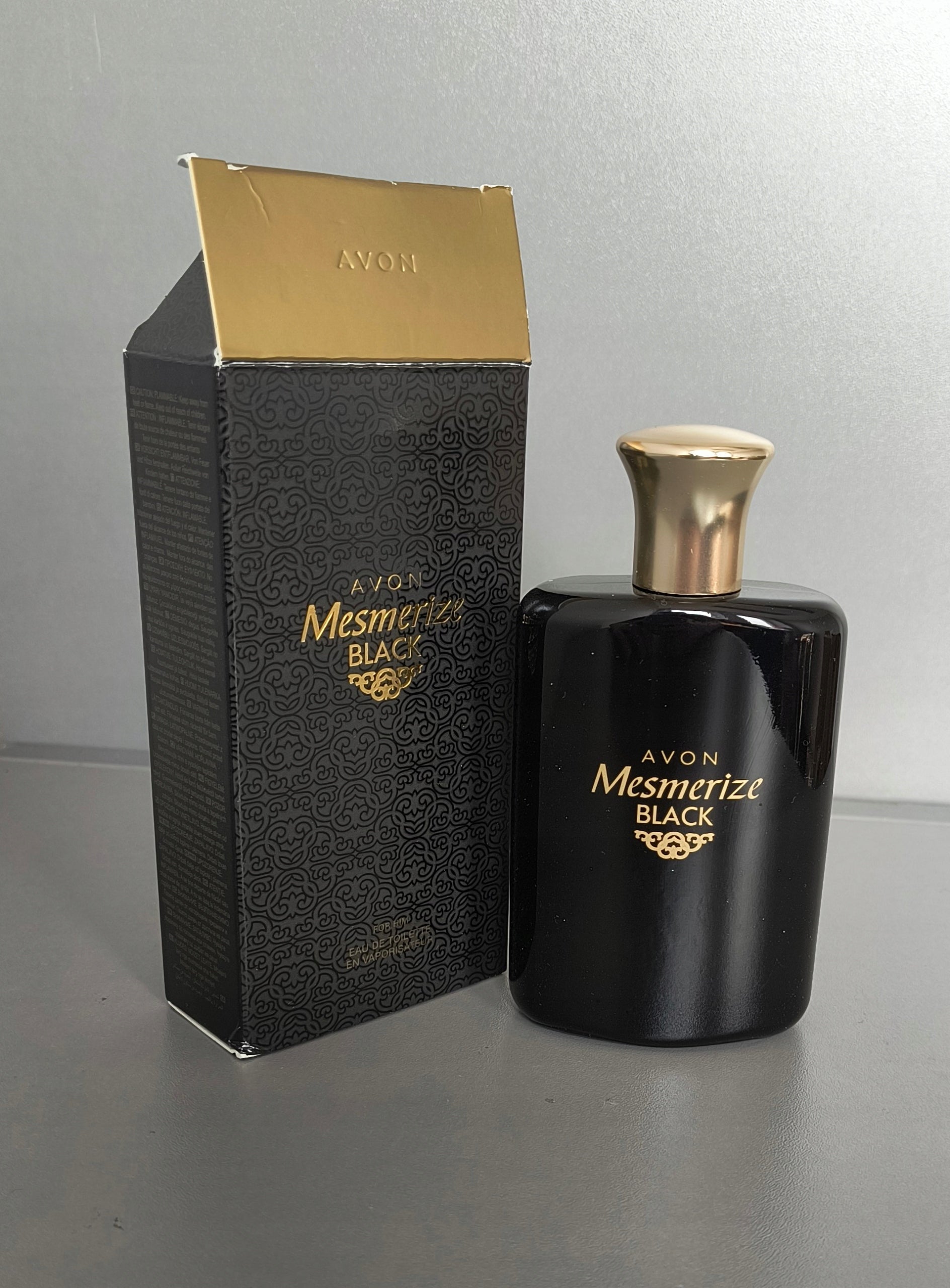 Eau de toilette Mesmerize Black Him Avon Brand Avon