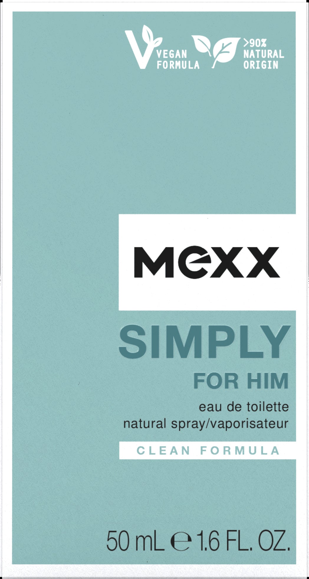 Eau de toilette Mexx Simply Man 50 ml fresh/sea Brand Mexx