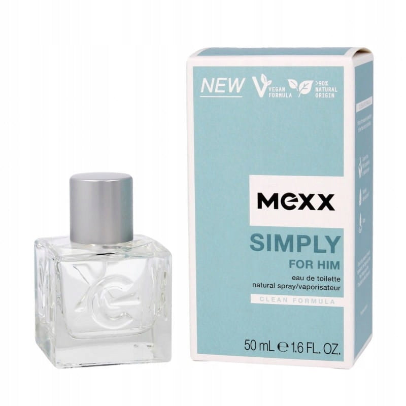 Eau de toilette Mexx Simply Man 50 ml fresh/sea Manufacturer code 99350114424