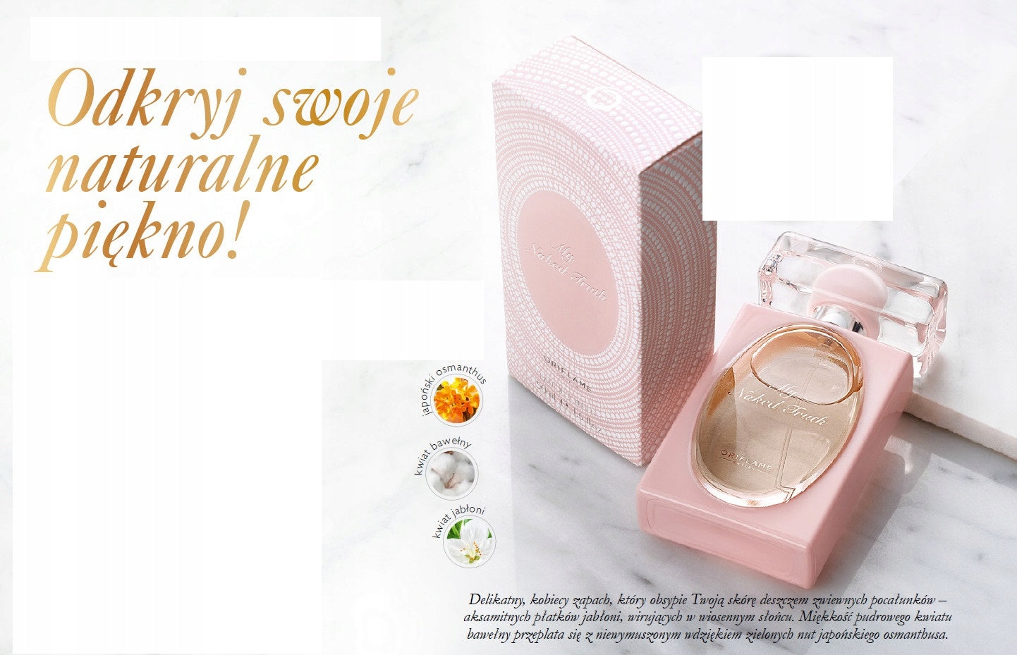 Eau de toilette My Naked Truth Oriflame Brand Oriflame