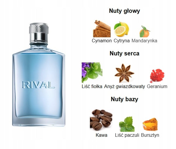 Eau de toilette Rival Oriflame EAN (GTIN) 59003715542212