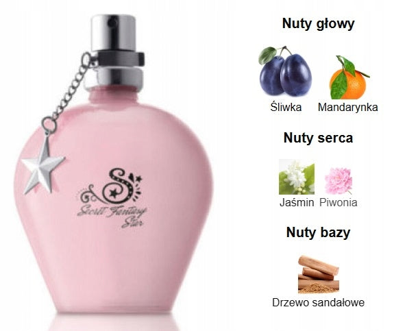 Eau de toilette Secret Fantasy Star Avon Avon Packaging status original