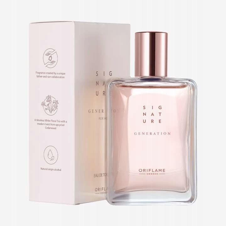 Eau de toilette Signature Generation for her - without foil