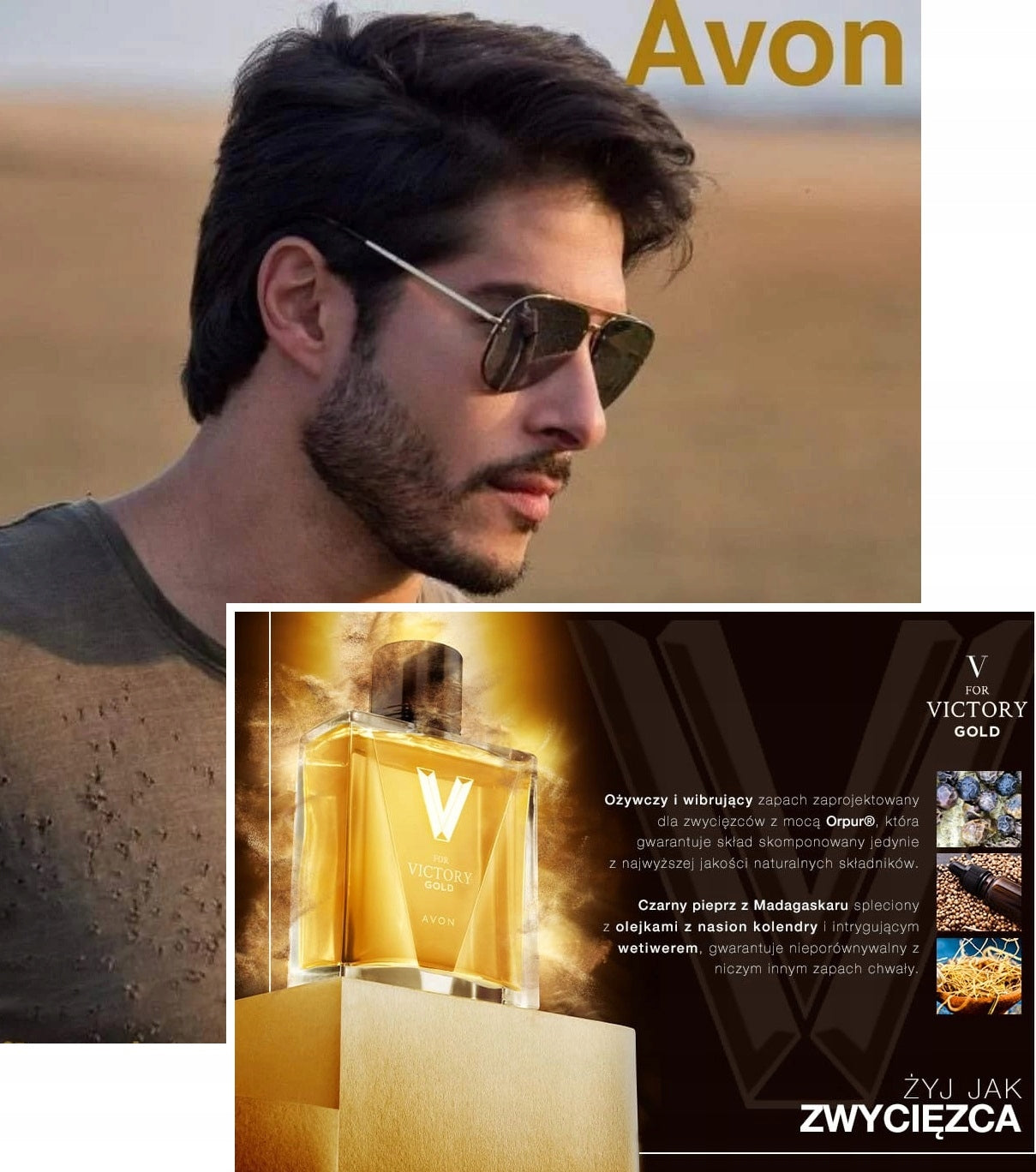 Eau de toilette V For Victory Gold Avon EAN (GTIN) 05900250048737