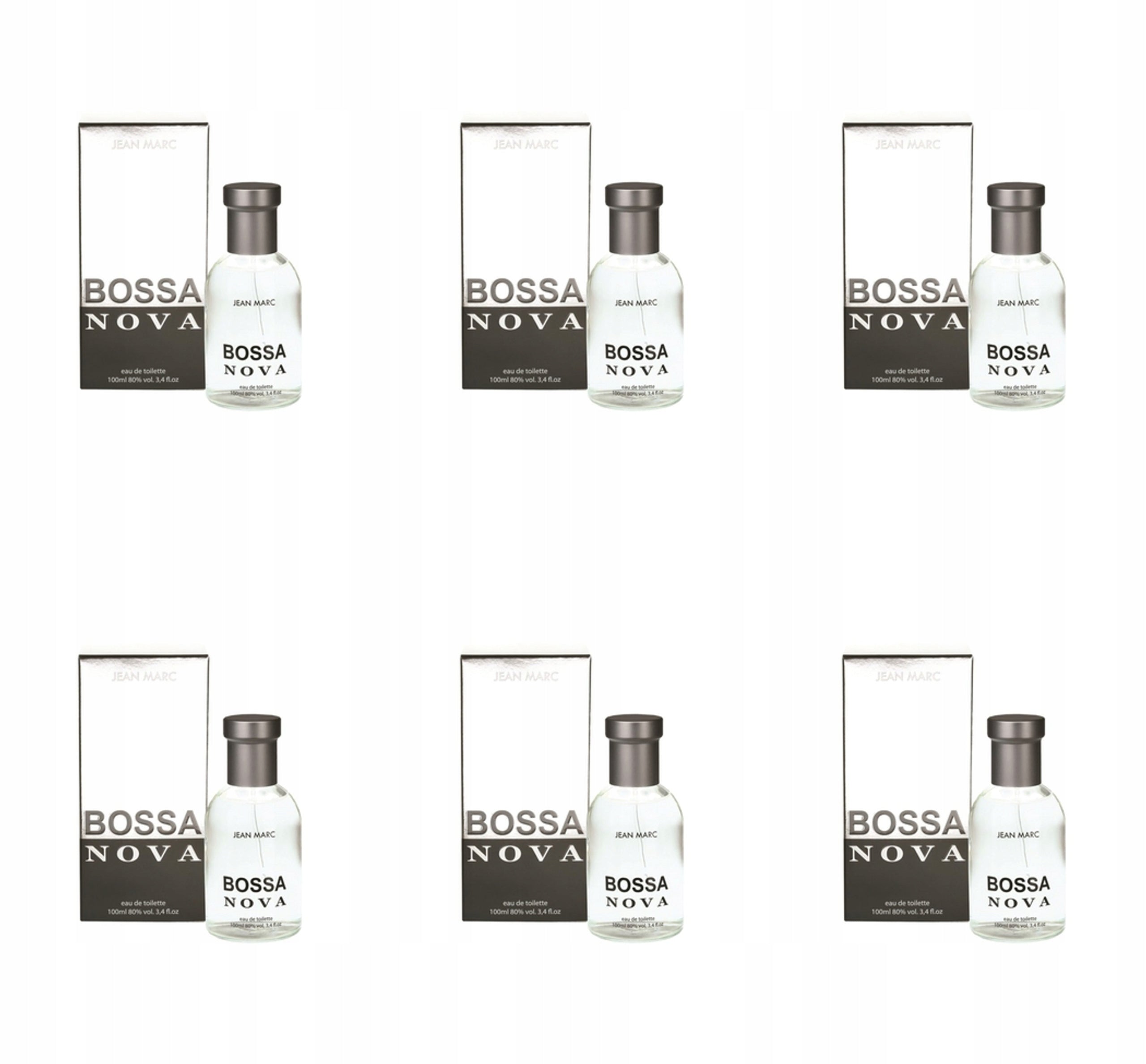 Eau de toilette jean marc bossa nova for men 100ml X6