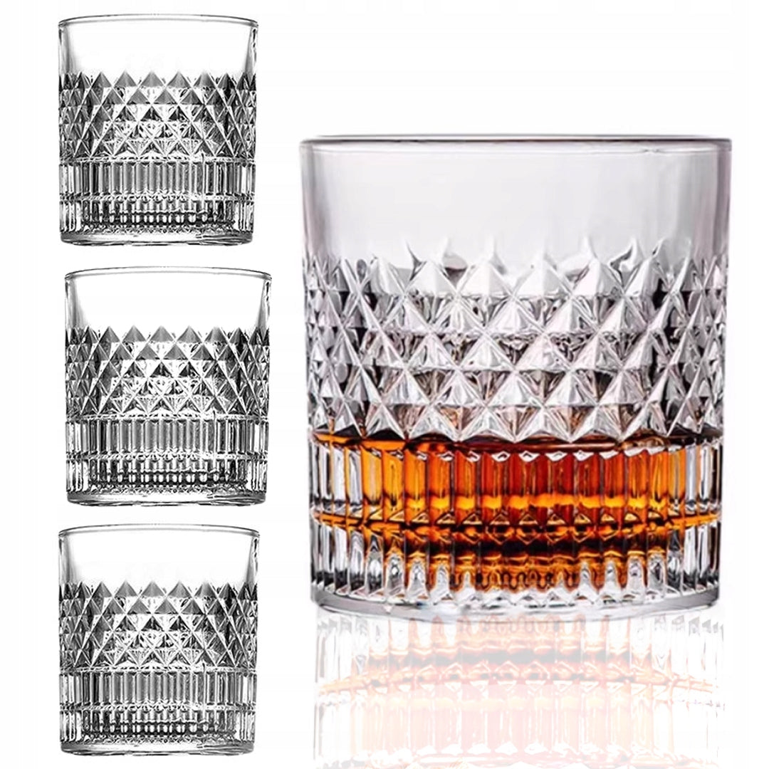 Viskio taurės, 4x335 ml