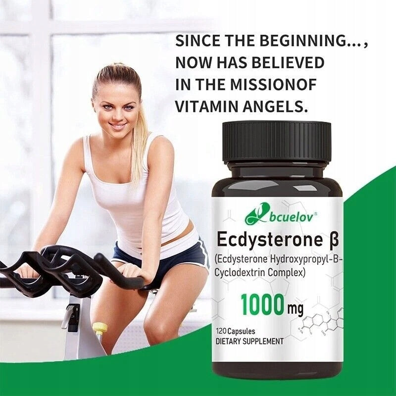 Ecdysterone capsules help build muscle, burn fat, and improve Packaging status original