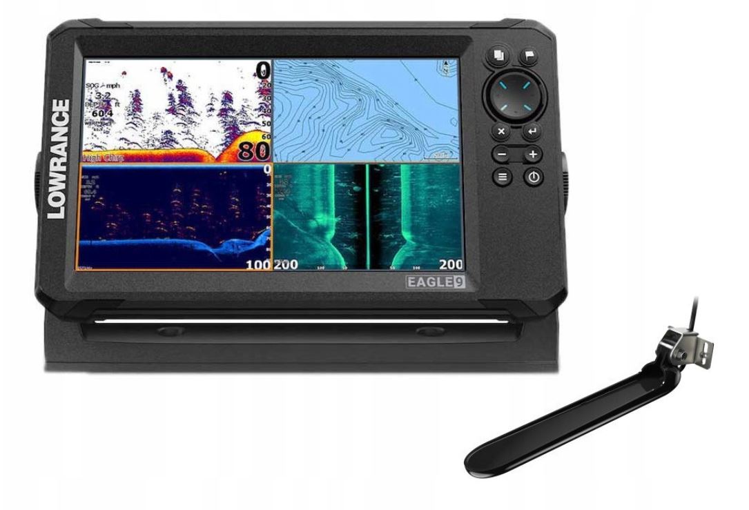 Echo sounder LOWRANCE EAGLE 9 TRIPLESHOT HD menu PL